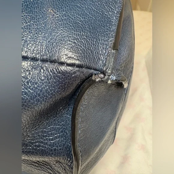 Coach Kristin Elevated limited edition Navy Leather Satchel No. B1193- 16823 - Picture 14 of 14